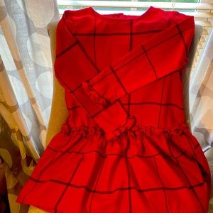 Girls Size 8 Long Sleeve Holiday Dress